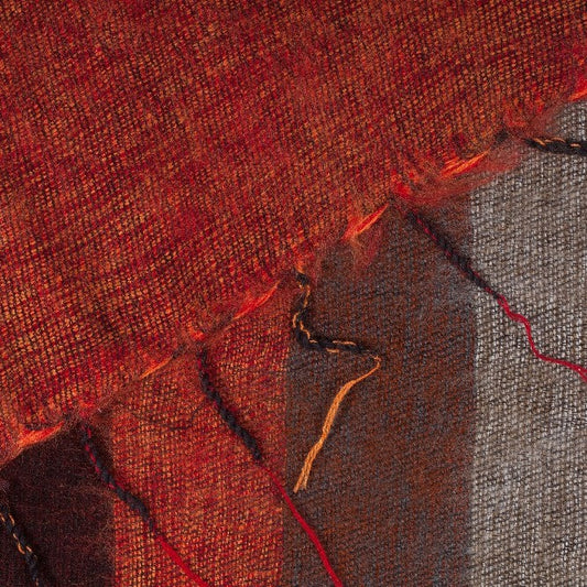 Plaid Oranjebruin Taupe