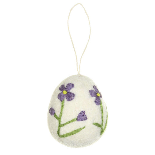 Ornament Egg with Pinksterbloem SALE