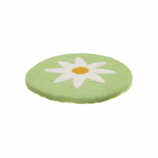 Onderzetter 20 cm Margrietje Groen