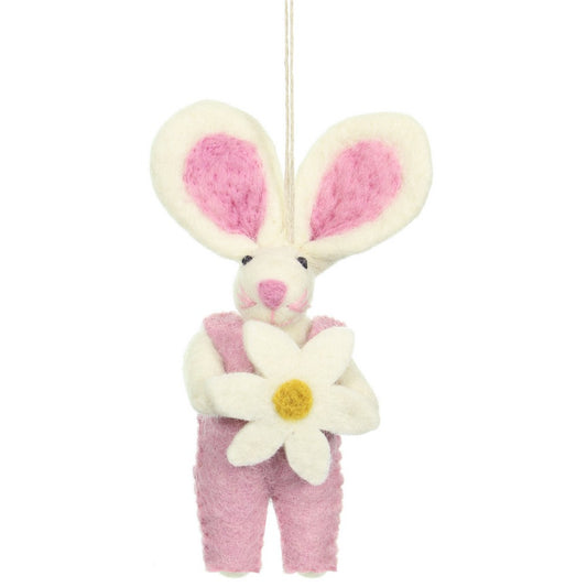 Hanger Haasje met Margriet Roze