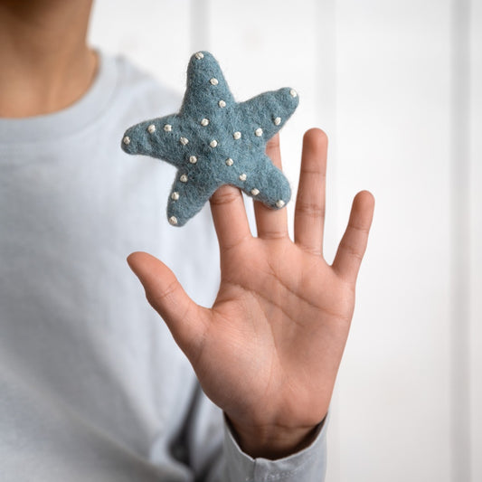 Vilten vingerpopje sealife seastar