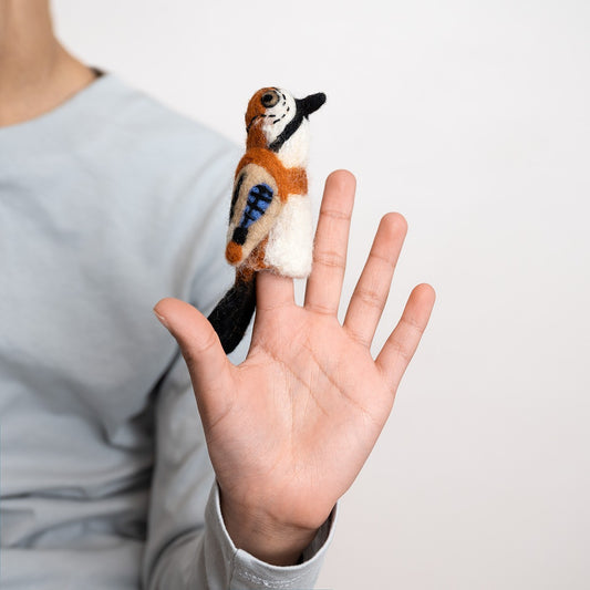 Vingerpopje Vogel: Vlaamse Gaai 3D SALE