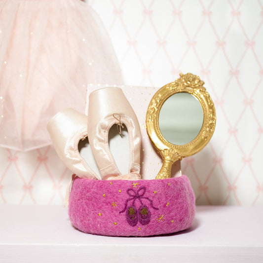 Vilten mandje ballerina gigi