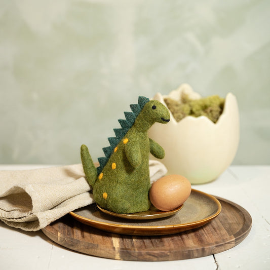 Vilten decoratie dino stegosaurus