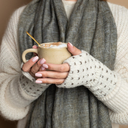 Handwarmers Lovely Beige Gemêleerd