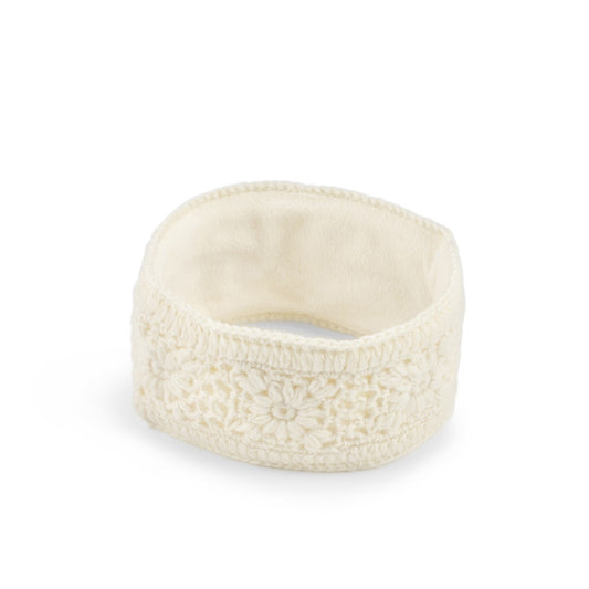 Haarband Granny Square Crème