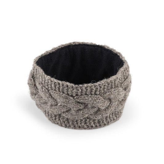 Haarband Cable Taupe Gemêleerd