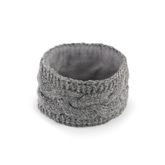 Haarband Cable Grijs Gemêleerd