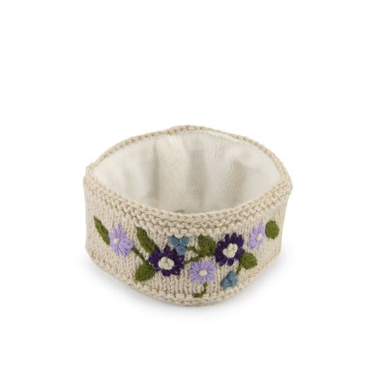Haarband Flowers Beige