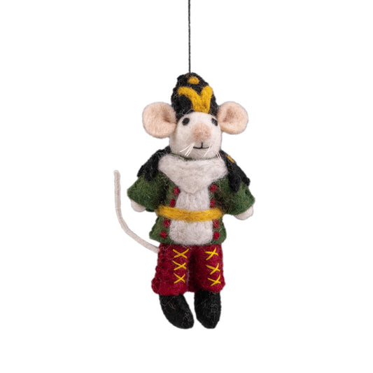 Vilten hanger muis notenkraker generaal