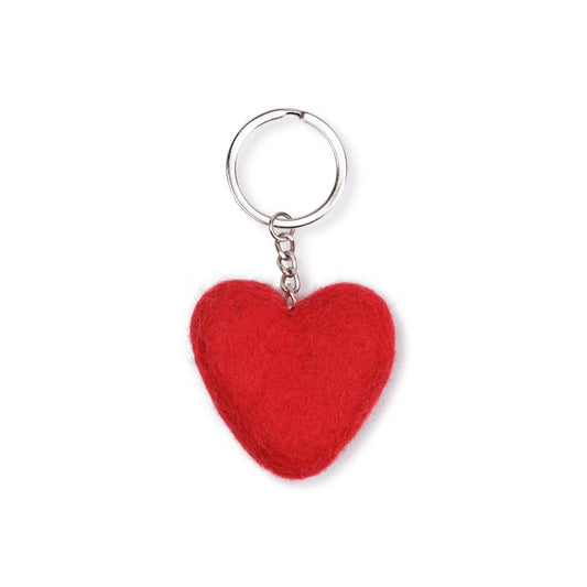 Sleutelhanger Hart Rood