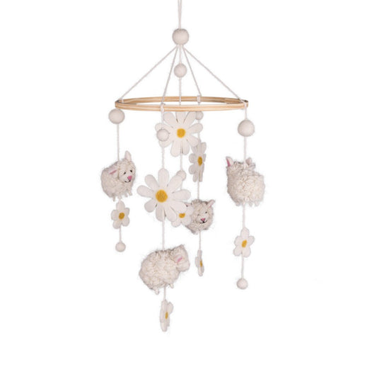 Mobiel Schaap met Margrietjes