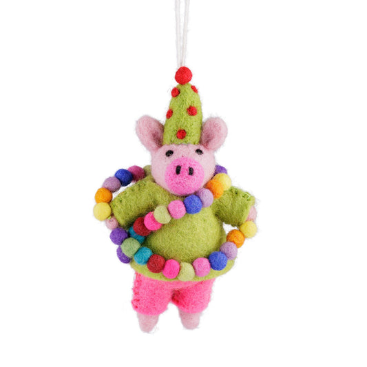 Hanger Feestvarken Groen