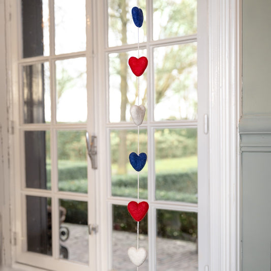 Viltslinger Hart Rood-Wit-Blauw