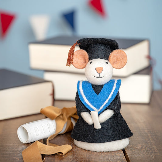 Vilten decoratie muis geslaagd!