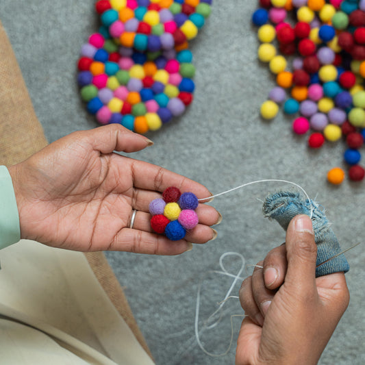 Onderzetter VB 10 cm Rond Multicolor 4 st.