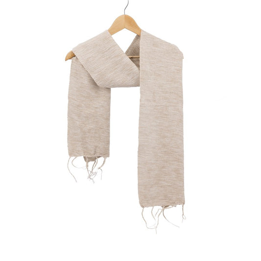 Vilten kleine sjaal beige