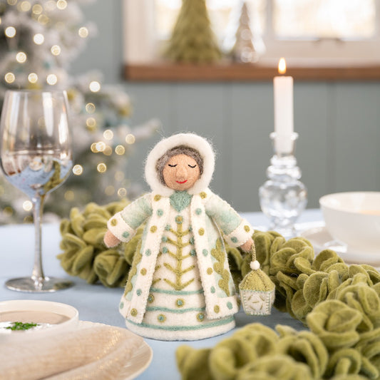 Decoratie Winterkoningin van vilt
