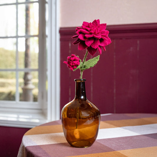 Vilten dahlia xl burgundy
