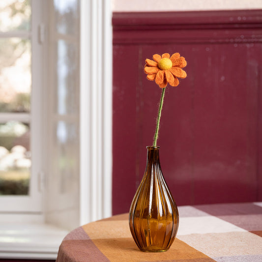 Vilten herfst margrietje cognac