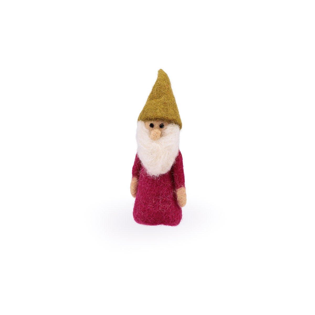 Finger puppet Gnome Burgundy
