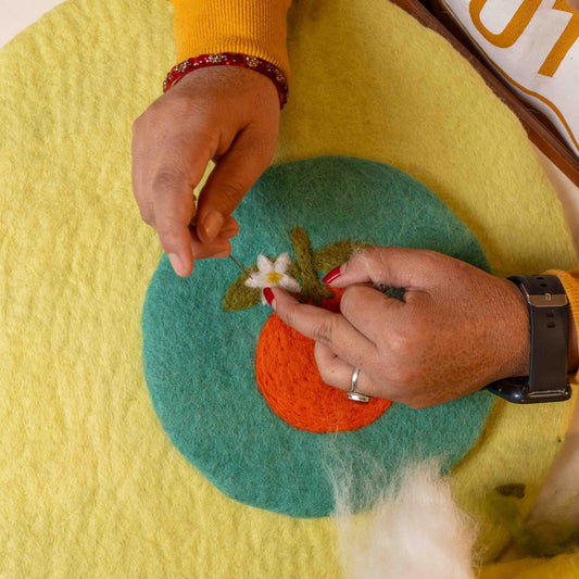 Coaster 20 cm Orange