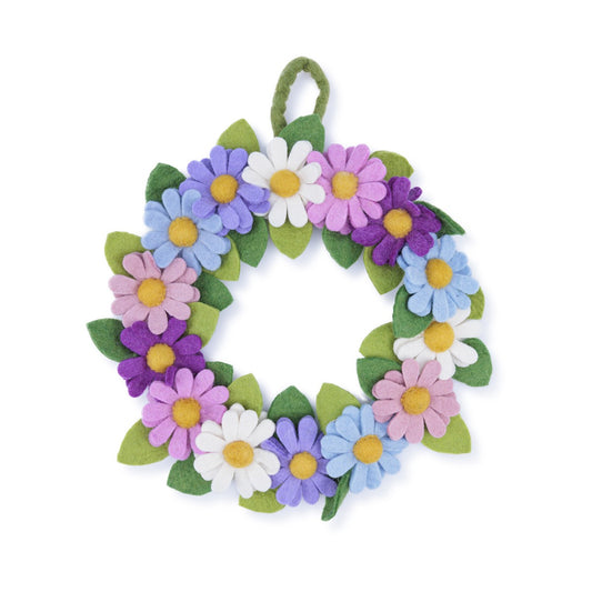Wreath Daisies Violet Shades XL