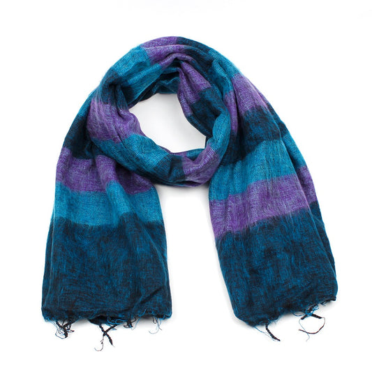 Sjaal Turquoise Paars