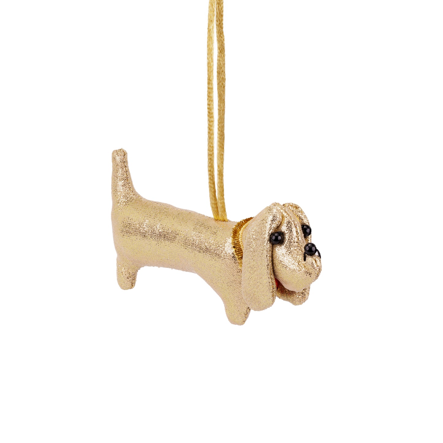 Dachshund Ornament Gold