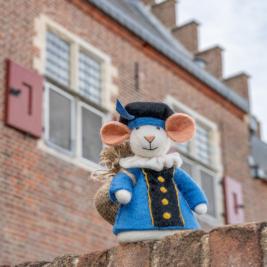 Decoratie Muis Pietermuis Blauw