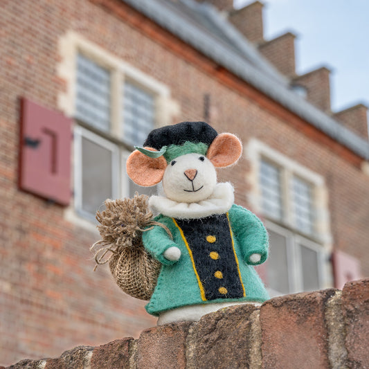 Decoratie Muis Pietermuis Turquoise