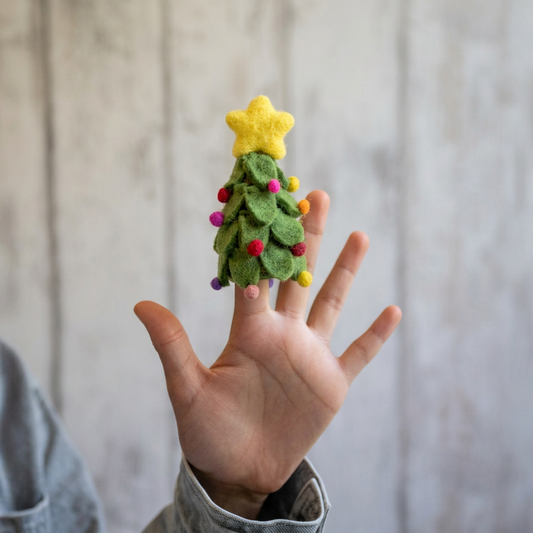 Vingerpopje Kerstboom Multicolor