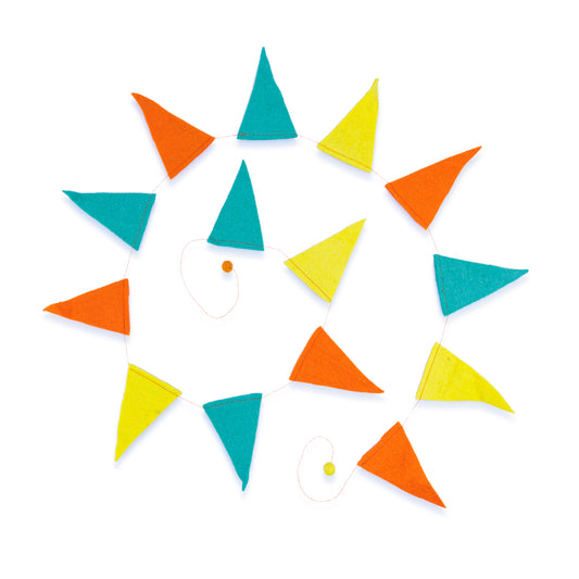 Felt Garland Flag Summer Days