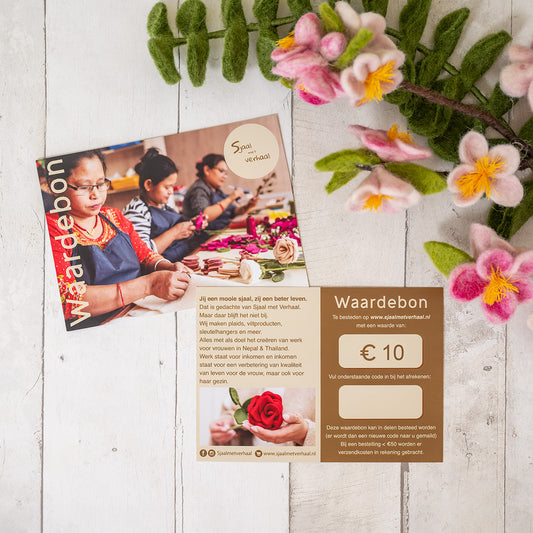 Sjaal met Verhaal-cadeaubon