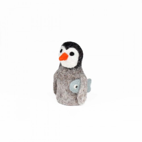 Vingerpopje Pinguïn 3D