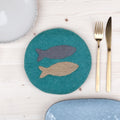 Untersetzer 20 cm Strandleben Meer