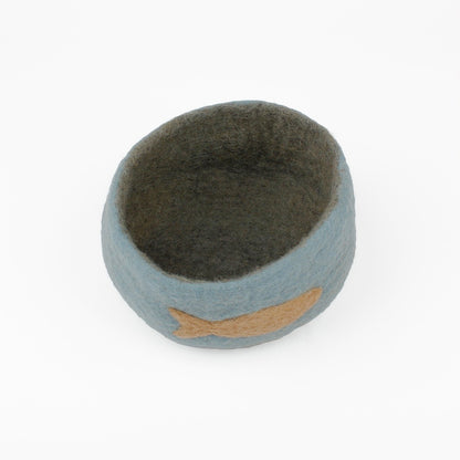Detailfoto van vilten mand beachlife sky