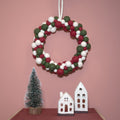 Kerstkrans Viltballetjes Holly Berry