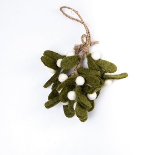 Vilten hanger mistletoe large