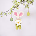 Ornament Bunny with Daisy Yellow