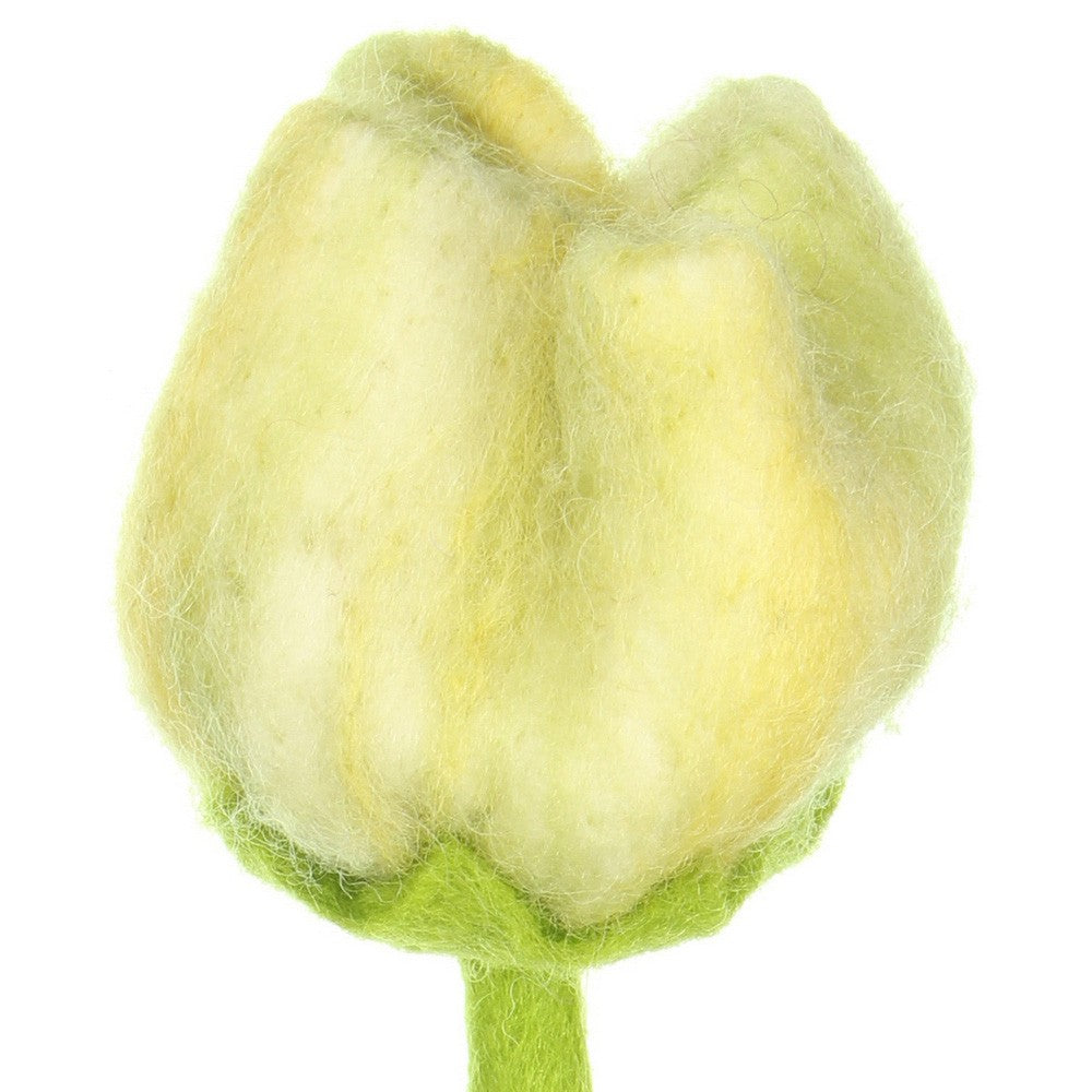 Detailfoto van vilten tulp gini