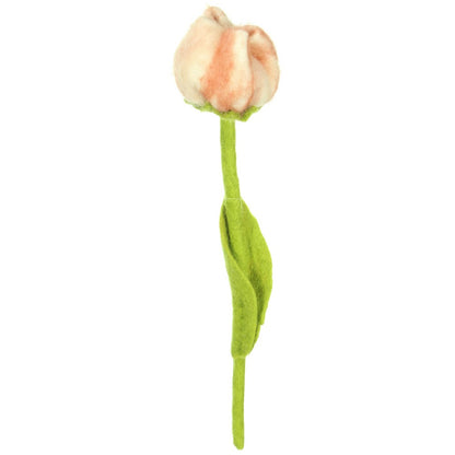 Detailfoto van vilten tulp zoë