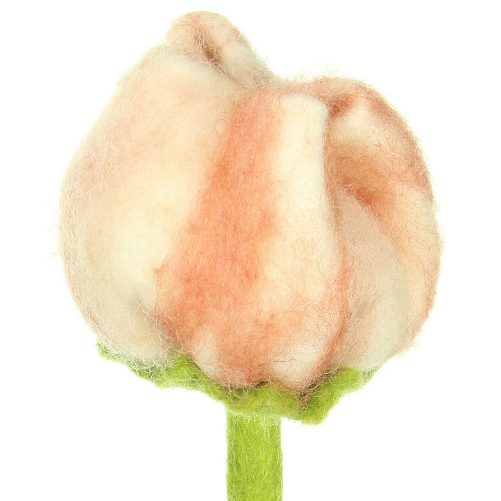 Detailfoto van vilten tulp zoë