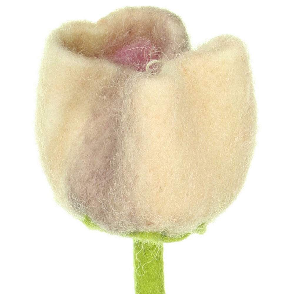 Detailfoto van vilten tulp livia