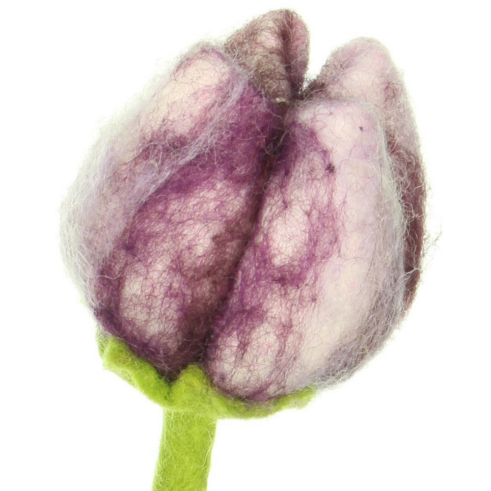 Detailfoto van vilten tulp pipa