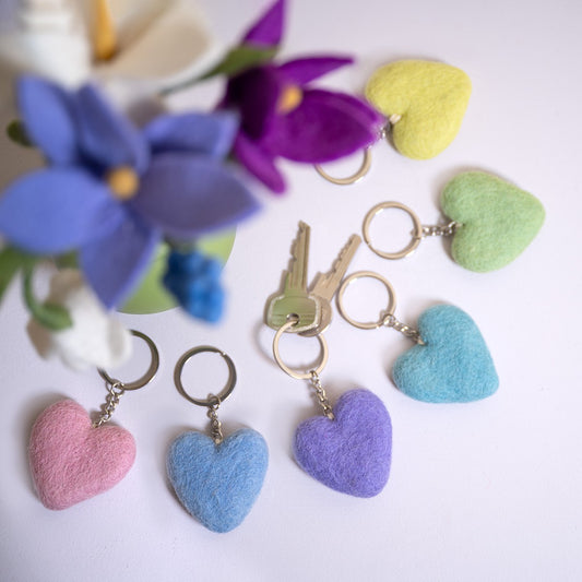 Sleutelhanger Hart Roze