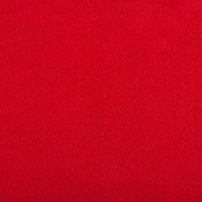 Detailfoto van vilten kleine sjaal rood