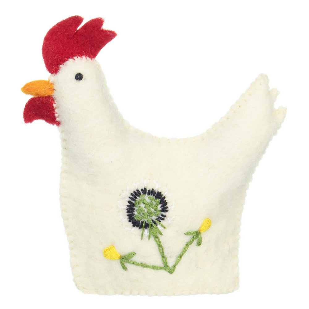 Egg Warmer Rooster with Dandelion SALE
