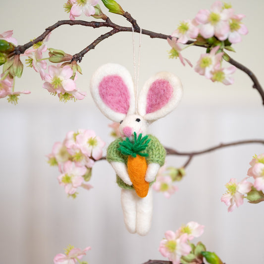 Hanger haasje met Wortel Groen