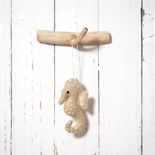 Hanger Sealife Seahorse Beige
